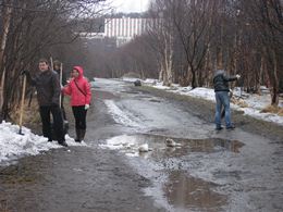 На субботнике