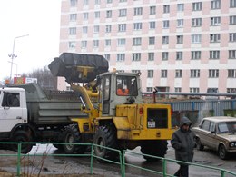 Вся техника ЖКХ была работала на субботнике