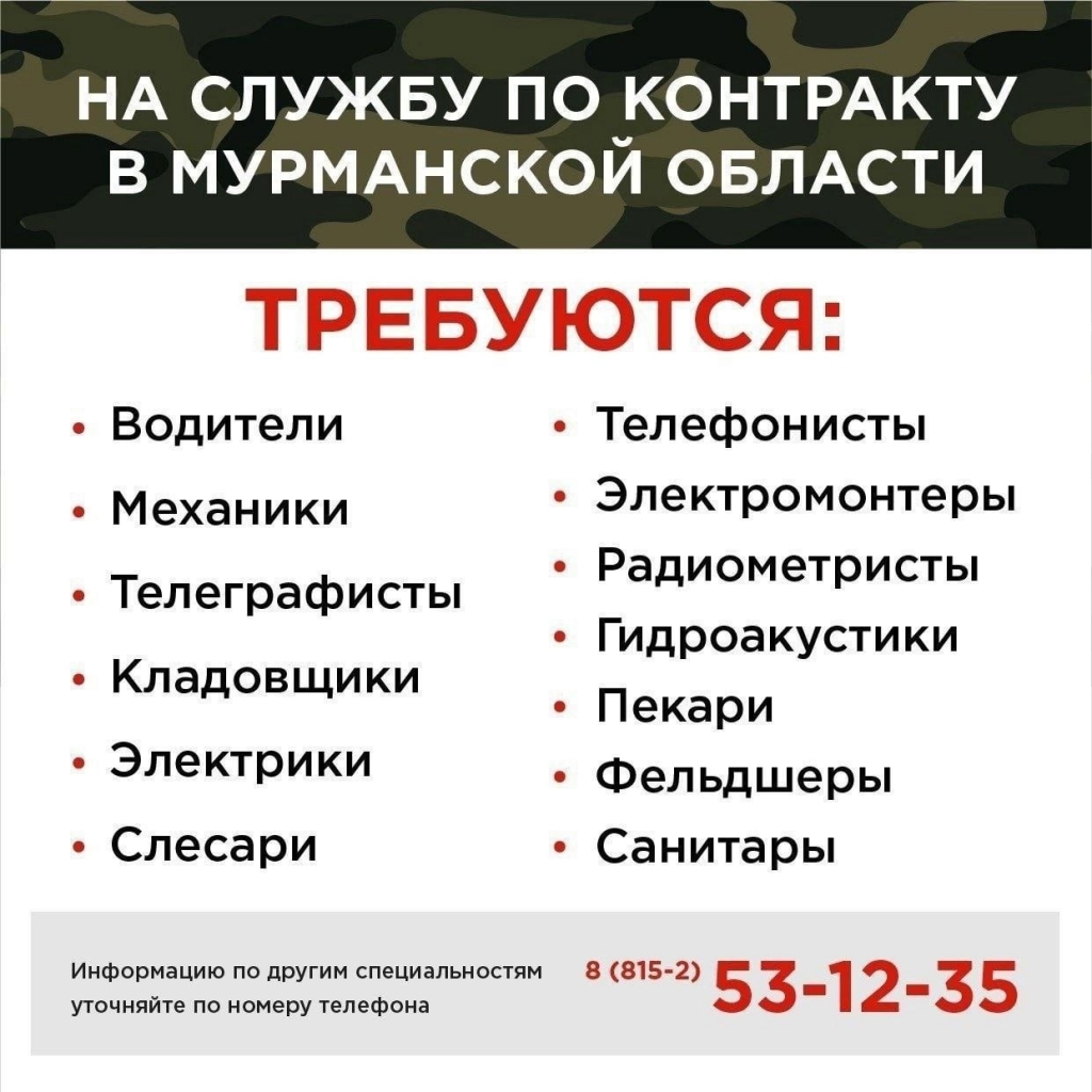 Контрактники мурманска. Служба по контракту в Мурманске отзывы.