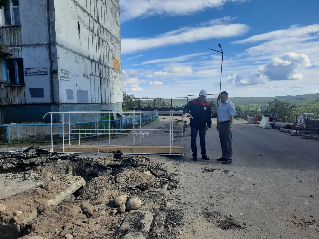 В Североморске продолжается ремонт участка теплотрассы на ул. Северная  Застава | Новости | Официальный сайт ОМСУ муниципального образования ЗАТО г. Североморск