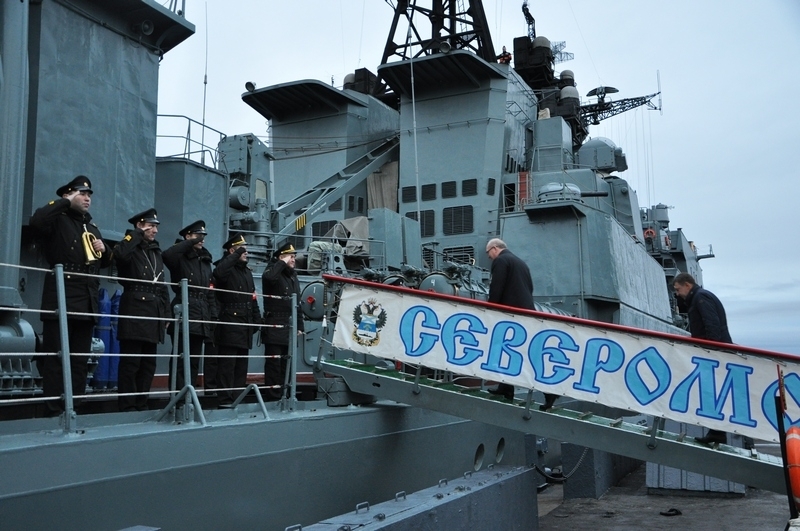 Доставка североморск. БПК Североморск экипаж. Североморск большой противолодочный корабль экипаж. Корабль Двина Североморск. БПК Североморск 2014.