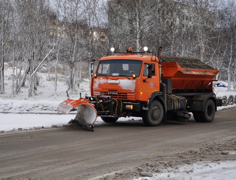 Мурманскавтодор. Мурманск снег.