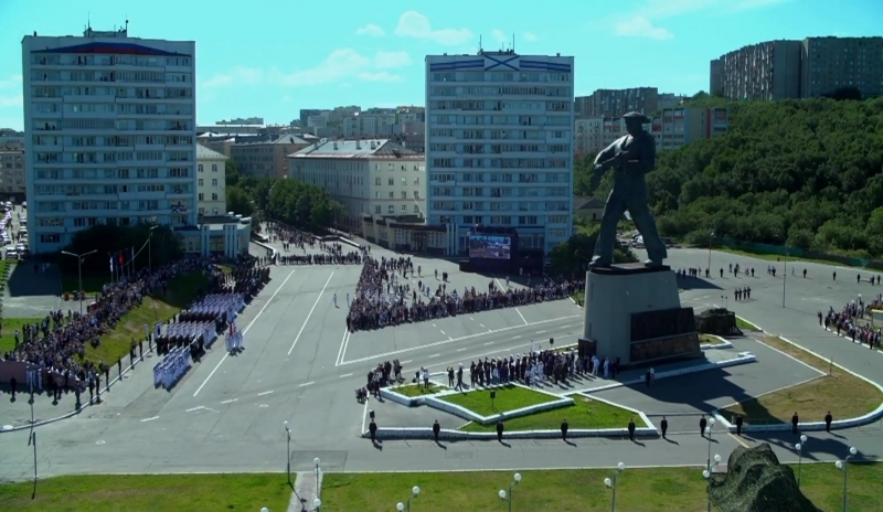 Площадь североморск