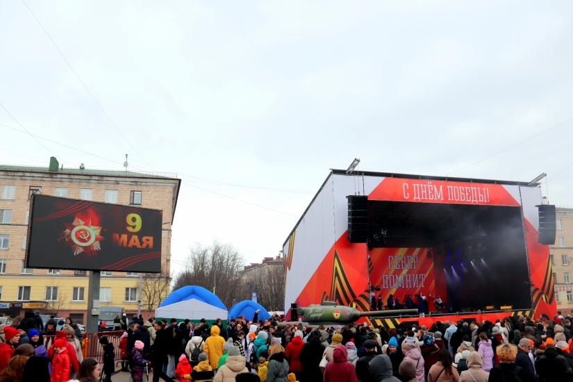 День Победы в Североморске