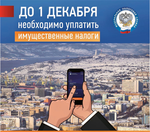 1 декабря — крайний срок уплаты налогов