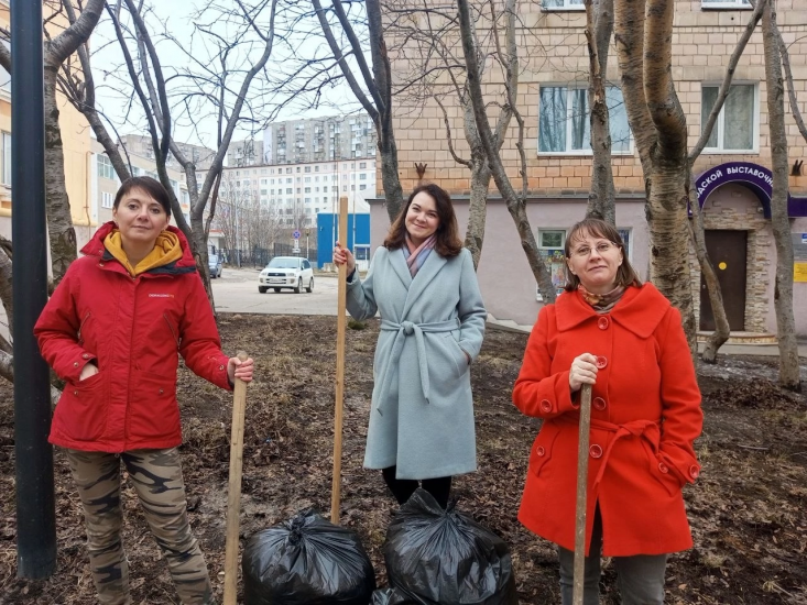 Североморцы продолжают дружно наводить порядок в ЗАТО!