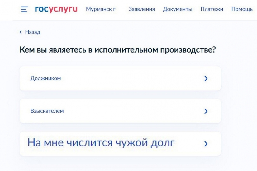 Северяне могут сообщить на Госуслугах об ошибочно выставленных приставами долгах