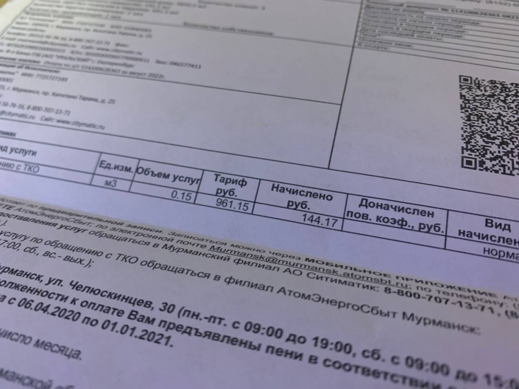 Мобилизованные жители Мурманской области могут приостановить начисления за вывоз ТКО