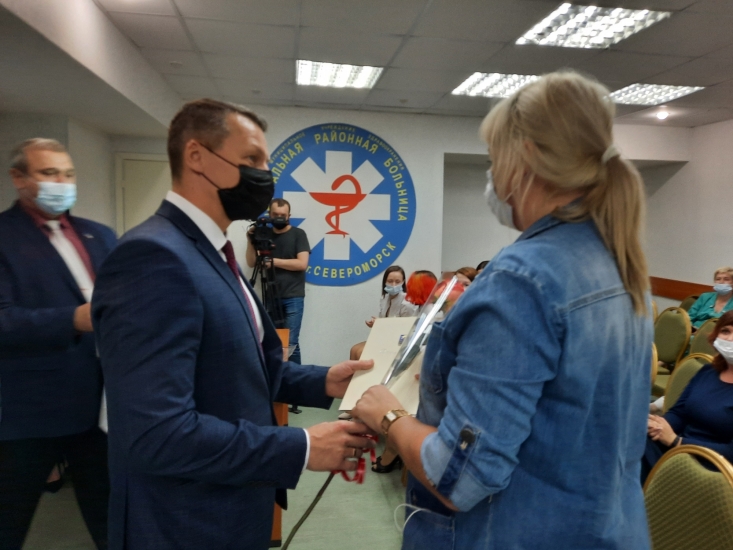 Поздравили медицинских работников с профессиональным праздником