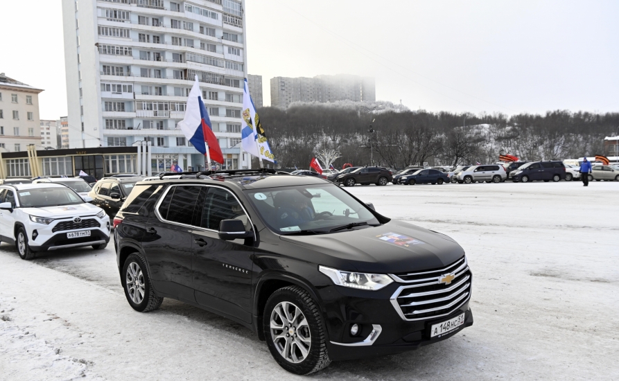 В Североморске в честь защитников Отечества стартовал автопробег «Герои Z»