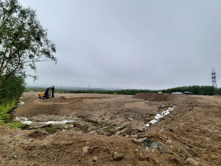 Продолжается строительство нового городского кладбища