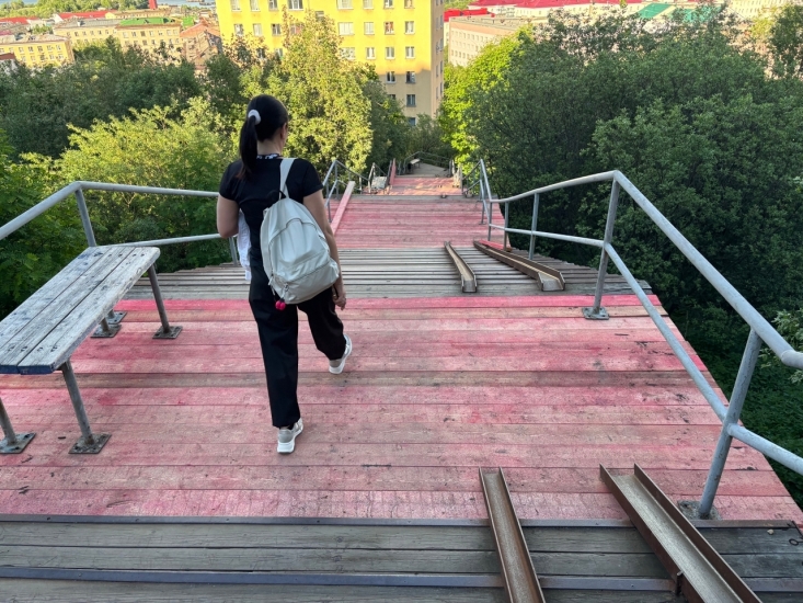 Обновили трапы и лестницы