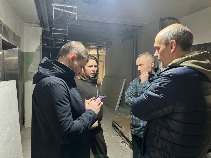 Продолжается кап ремонт хирургического корпуса ЦРБ