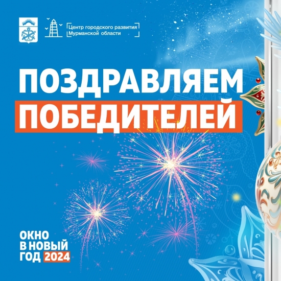 Определены победители конкурса «Окно в Новый год – 2024»