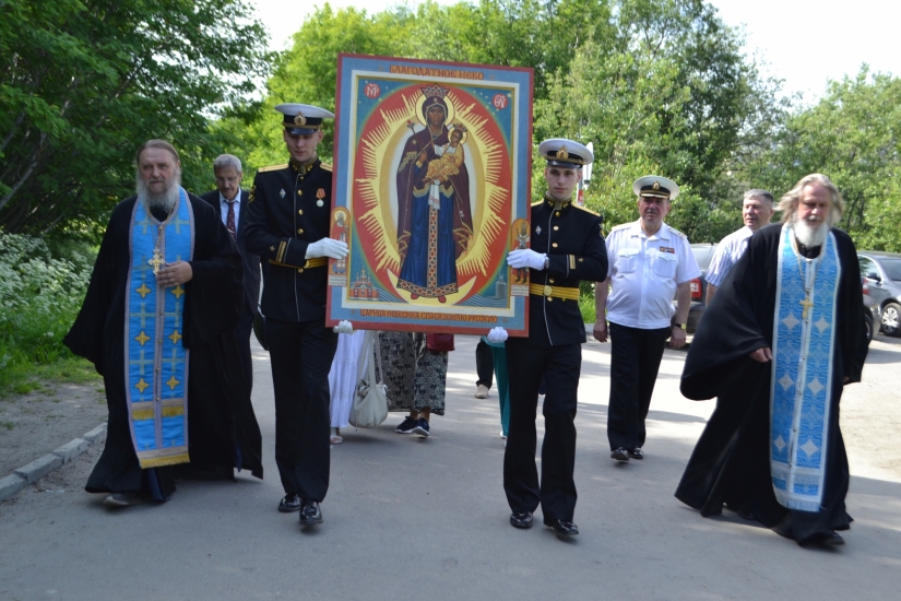 В Североморск прибыла икона «Благодатное небо»