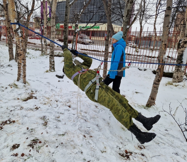 Открытое занятие по туризму в Детском морском центре им. В. Пикуля